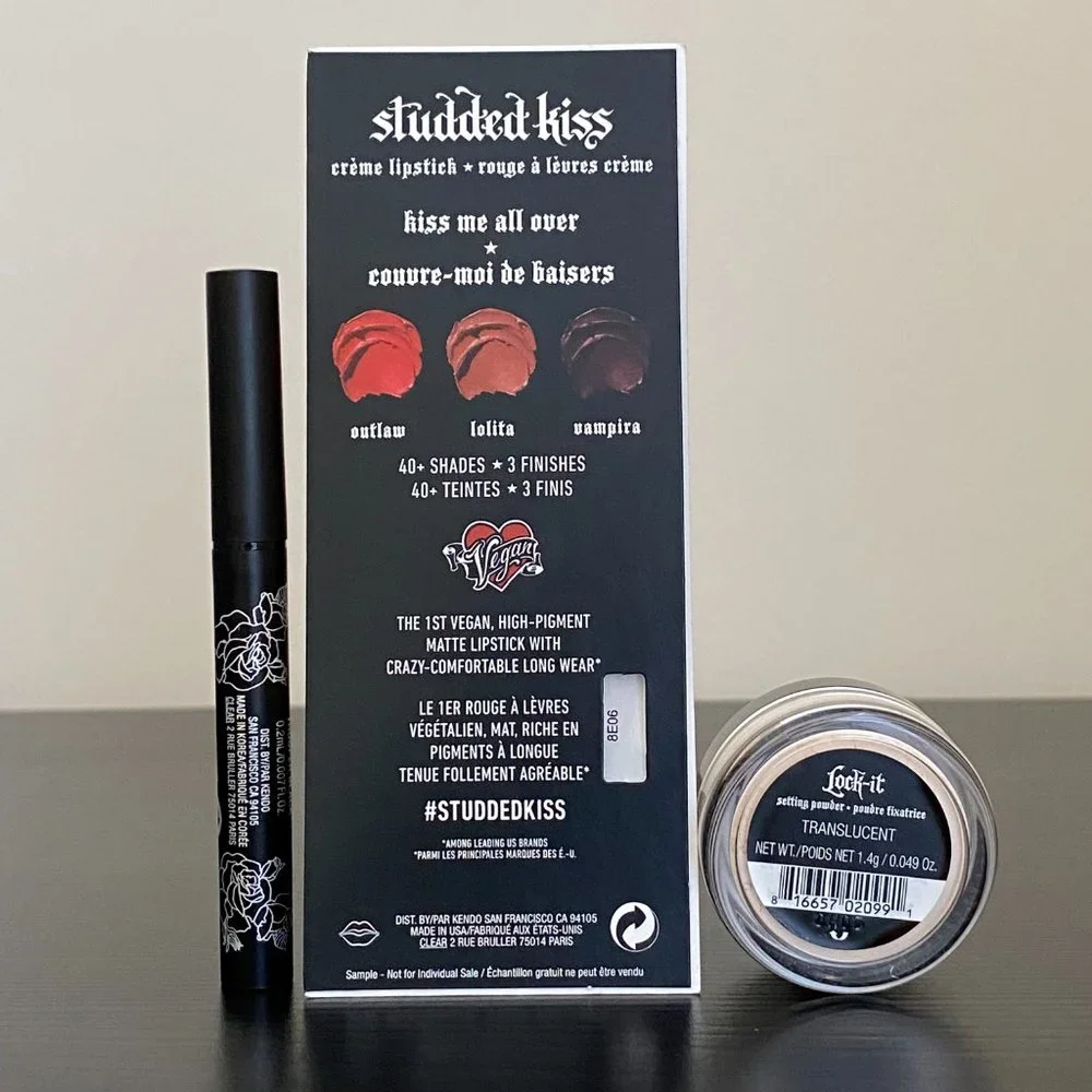 Kat Von D Beauty 3 -pc Set (Tattoo Liner, Setting Powder and Lipstick Set)